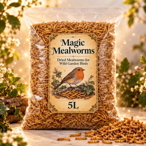 Magic Mealworms dried mealworms bag